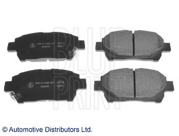 BLUE PRINT adt342177 -  Комплект тормозных колодок, дисковый тормоз